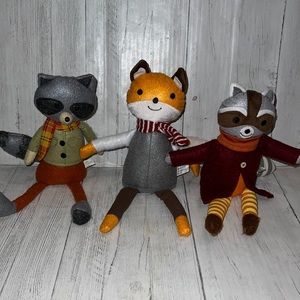 TARGET woodland friends RARE! Thanksgiving decor FALL HYDE & EEK animals